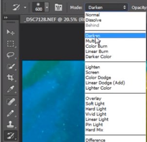 Photoshop mode darken